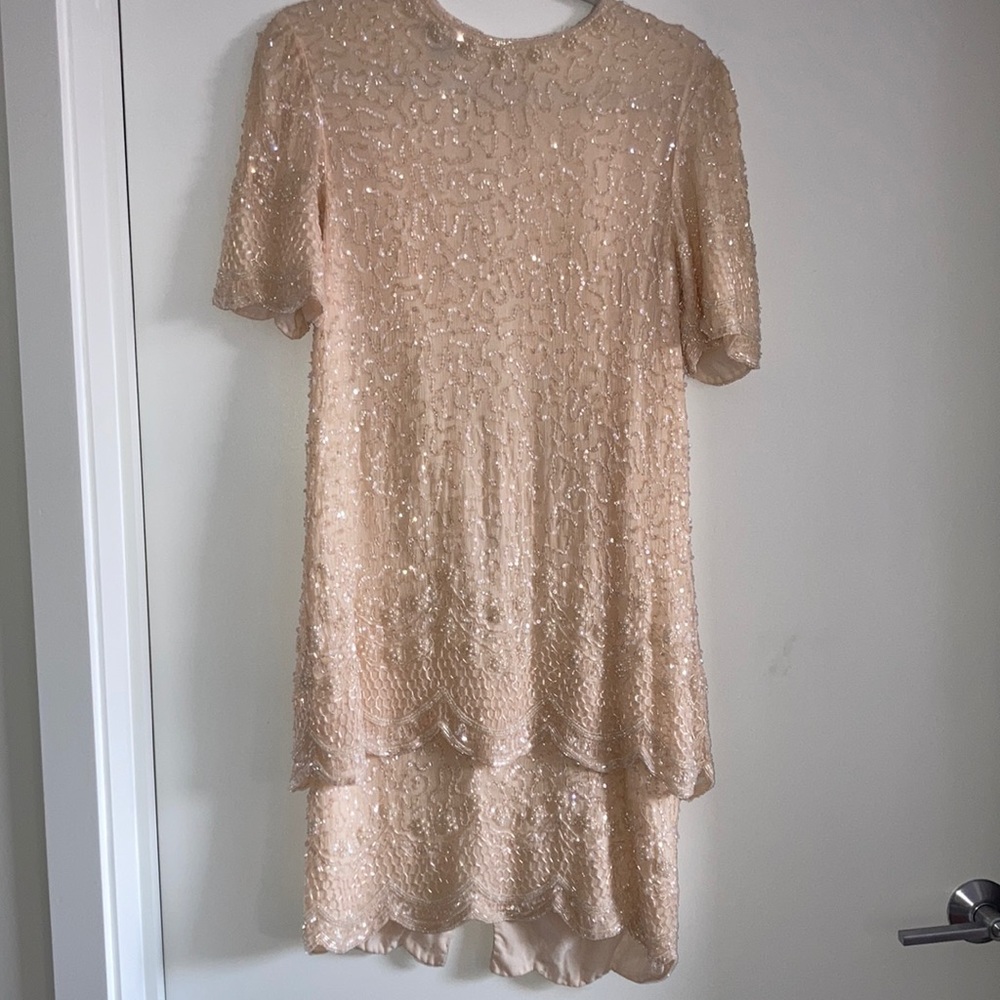 Detailed SLNY ivory dress size 12.